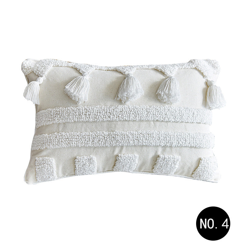 Nordic Throw Pillow Moroccan Tufted Simple Pillowcase Pillow