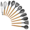 Kit 12 Peças de Utensílios de Cozinha de Silicone